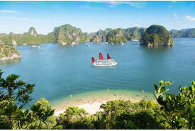 Tour Du Thuyền Hạ Long Golden Bay Cruise 3 ngày 2 đêm